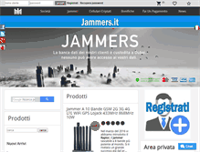 Tablet Screenshot of jammers.it